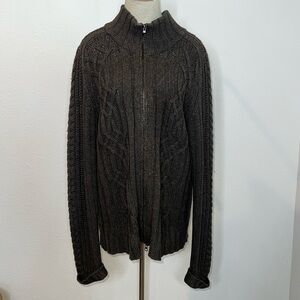 Joseph & Lyman Zip Up Cashmere Cardigan